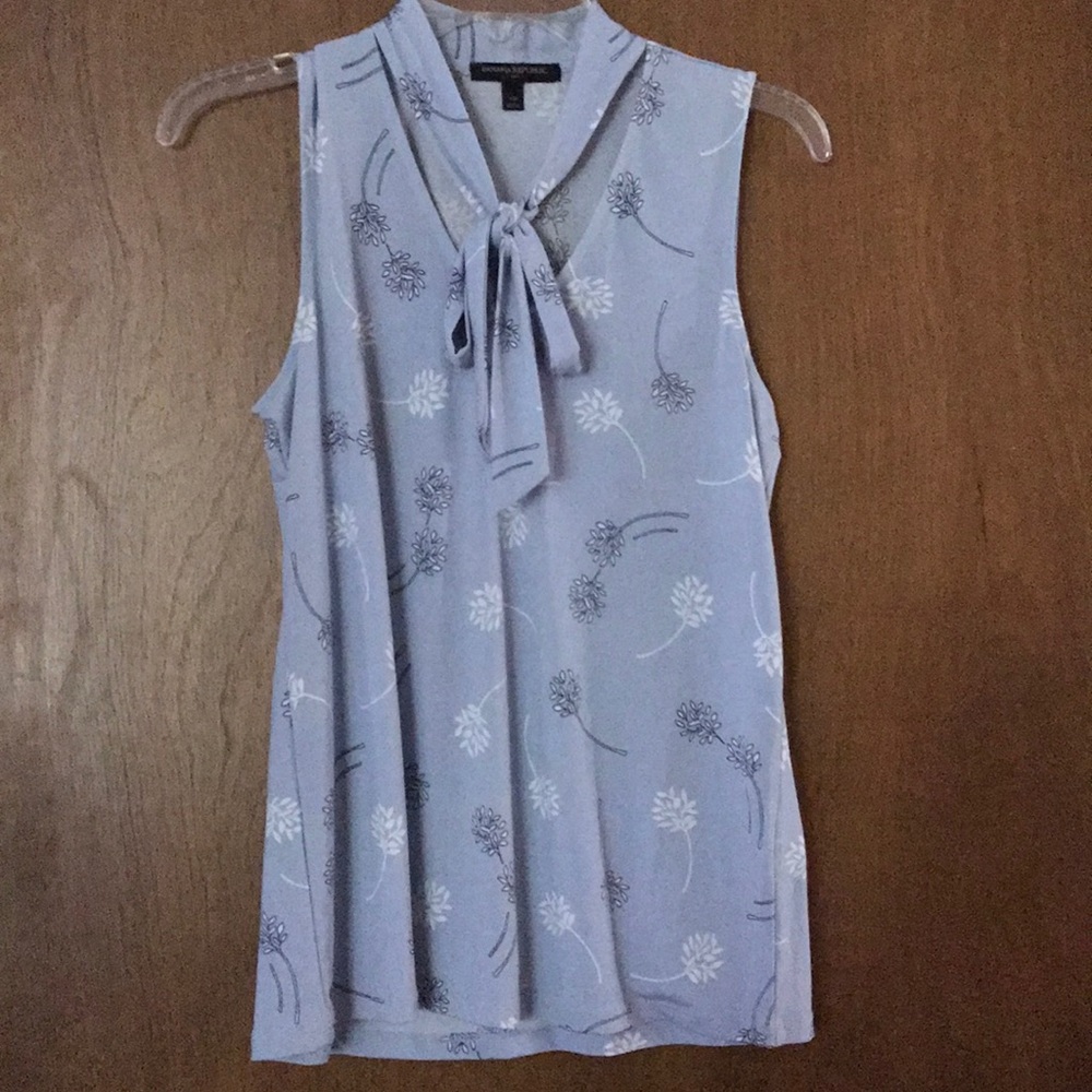 Pussy bow tank